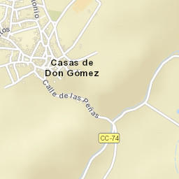 Casas de Don Gómez Street Map