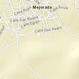 Mejorada Street Map