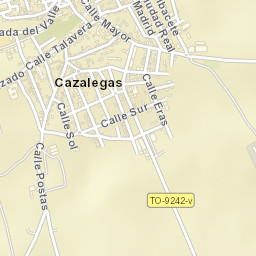 Cazalegas Street Map