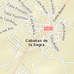 Cabañas de la Sagra Street Map