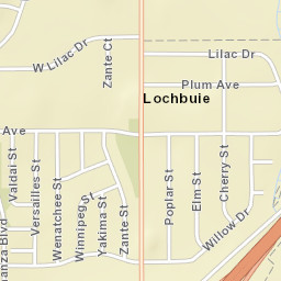 Lochbuie Street Map