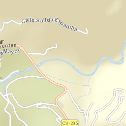 Ayódar Street Map