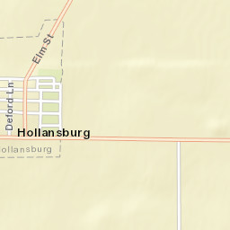 Hollansburg Ohio Street Map