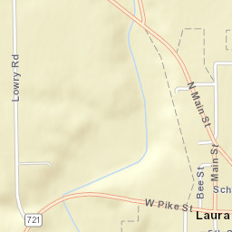 Laura Ohio Street Map