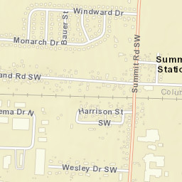 Summit Station Ohio Street Map