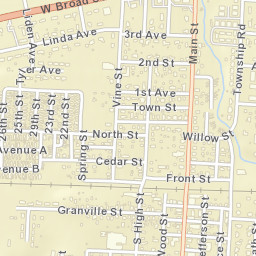 Pataskala Ohio Street Map