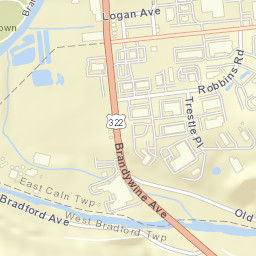 650 Brandywine Avenue, Downingtown, PA Street Map