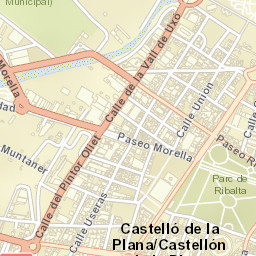 Castelló de la Plana Street Map