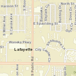 Lafayette Street Map