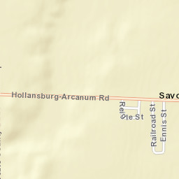 Savona Ohio Street Map