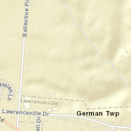 Lawrenceville Ohio Street Map