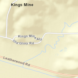 Kings Mine Ohio Street Map