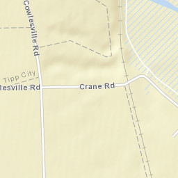 Cowlesville Ohio Street Map