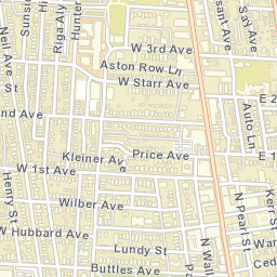 Neil Ave, Columbus, OH 43201, USA Street Map