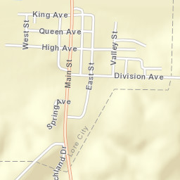 Lore City Ohio Street Map