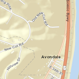 Avondale Ohio Street Map