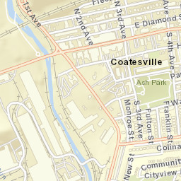 Coatesville, PA 19320, USA Street Map
