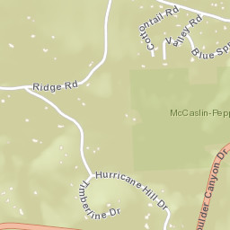 Whispering Pine Colorado Street Map