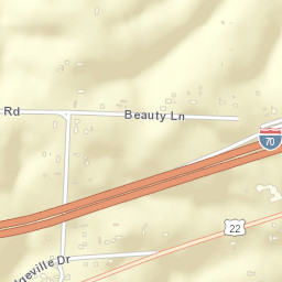 Bridgeville Ohio Street Map