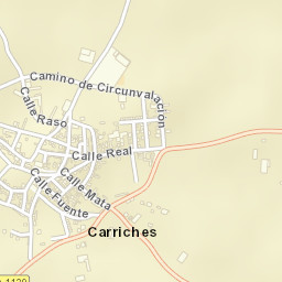 Carriches Street Map