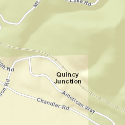 Quincy Junction California Street Map