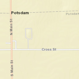 Potsdam Ohio Street Map