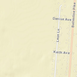 Balentine Acres Ohio Street Map