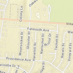 Oakwood Village Ohio Street Map