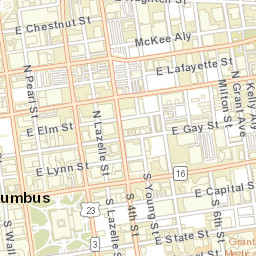 Columbus Ohio Street Map