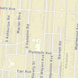 Eastmoor Ohio Street Map