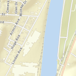 Tile Ohio Street Map