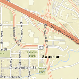 Superior Street Map