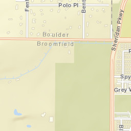 Broomfield County Street Map
