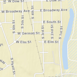 Tipp City Ohio Street Map