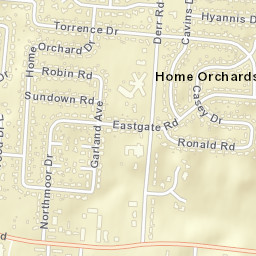 Home Orchards Ohio Street Map