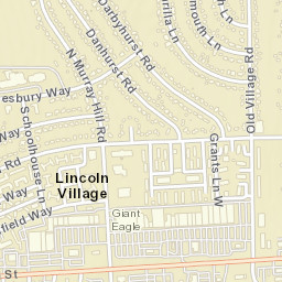 Lincoln Village Ohio Street Map