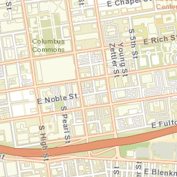Columbus, Ohio Street Map