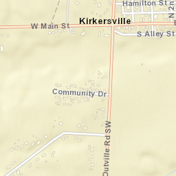 Kirkersville Ohio Street Map