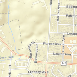 Terrace Ohio Street Map