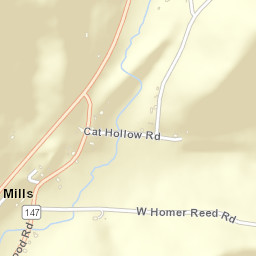 Baileys Mills Ohio Street Map