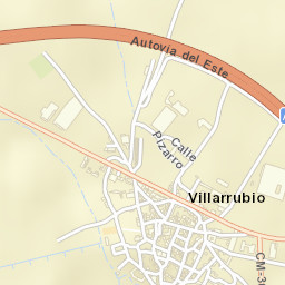 Villarrubio Street Map