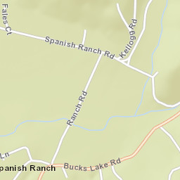 Spanish Ranch California Street Map