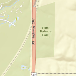 1922-1982 U.S. 287 Broomfield CO Street Map