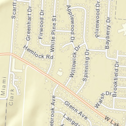 Willowick Ohio Street Map
