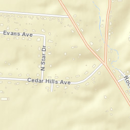 Cedar Hills Ohio Street Map