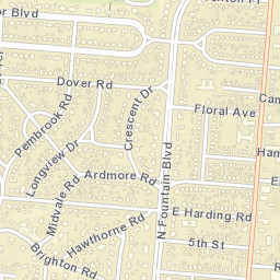 Ridgewood Ohio Street Map