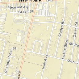 New Rome Ohio Street Map
