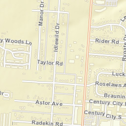 Idlewood Manor Ohio Street Map
