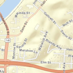 Mill Run Ohio Street Map