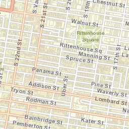 Philadelphia, Pennsylvania Street Map